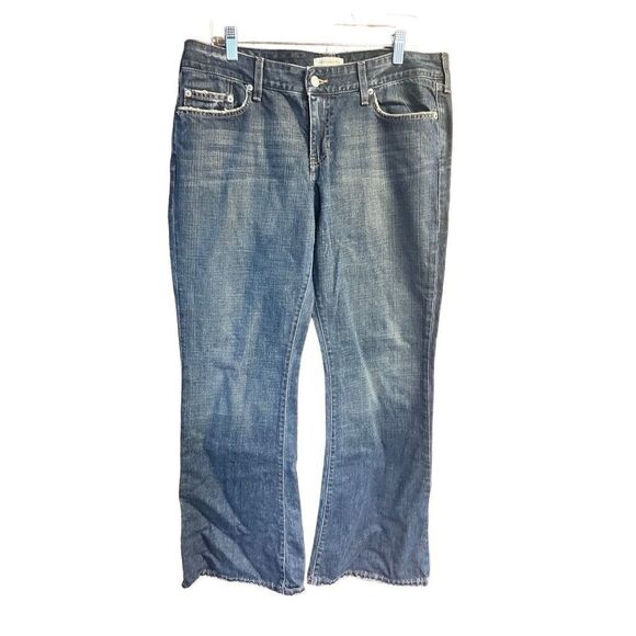 Abercrombie & Fitch Blue Flare Jeans - Picture 1 of 9